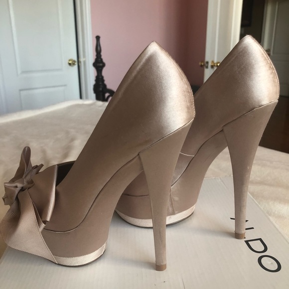 Aldo Prucha champagne colour heels size 9 - Picture 9 of 12